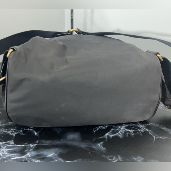 COACH Cargo Backpack Vintage Rose Print Interior Nylon & Leather Black AUTHENTIC - Picture 12 of 16